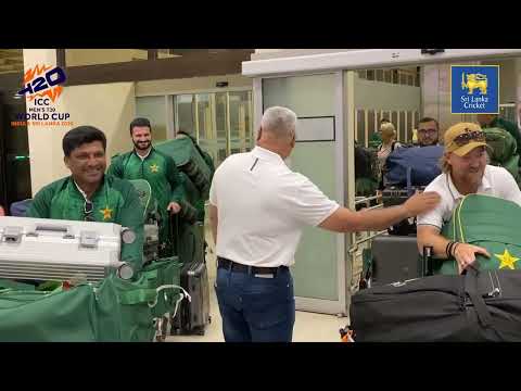 Pakistan Team Arrival | ICC Men's T20 Cricket World Cup 2026 | #srilankacricket