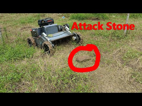 Testing New Model ! Remote Control Flail Mower RC Grass Cutter Machine