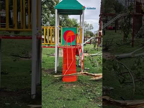 Destrozos en el sudeste cordobés