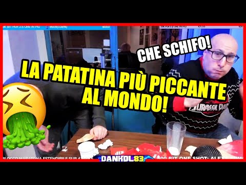 CHALLENGE PATATINA PIÙ PICCANTE AL MONDO FINITA MALE 🤮
