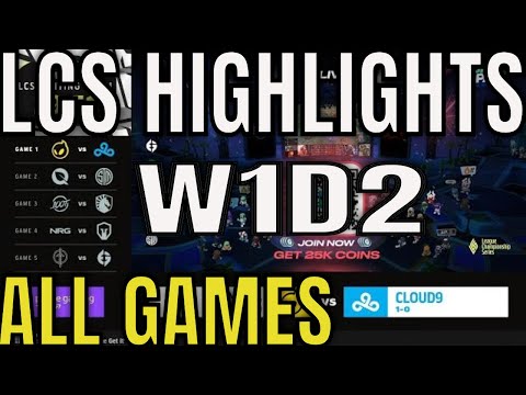 LCS Highlights ALL GAMES W1D2 Summer 2023