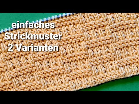 knit simple pattern, 2 variants