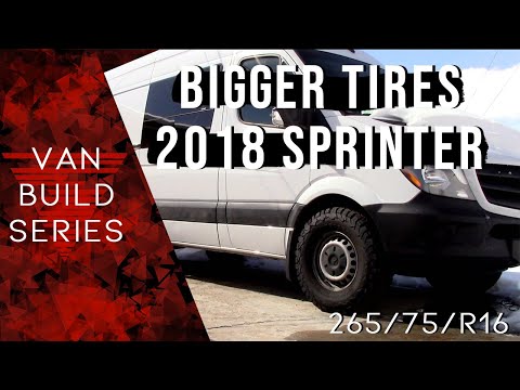 Biggest Tires on 2018 Sprinter RWD | BFG KO2 285/75/16