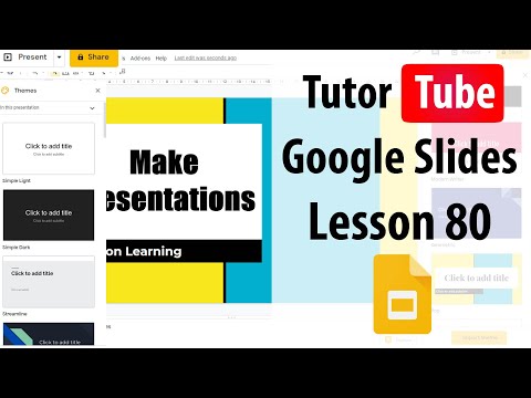 Google Slides Tutorial Lesson 1 Accessing Google Slides