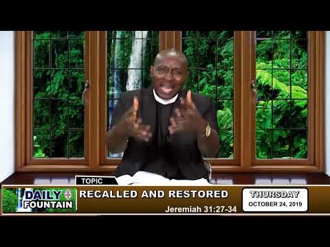 DAILY FOUNTAIN OF OCTOBER 24, 2019 - REV’D IFEANYI OHAEGBU PASCHAL