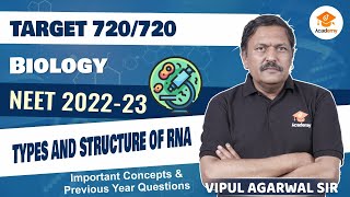Types And Structure of RNA NEET 2022 | Types And Structure of RNA Important Concept NEET 2022