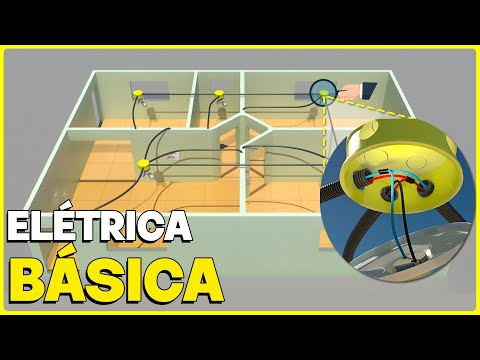 ELÉTRICA PARA INICIANTES, INSTALAÇÃO ELÉTRICA COMPLETA,  PASSO A PASSO, CIRCUITO DE ILUMINAÇÃO