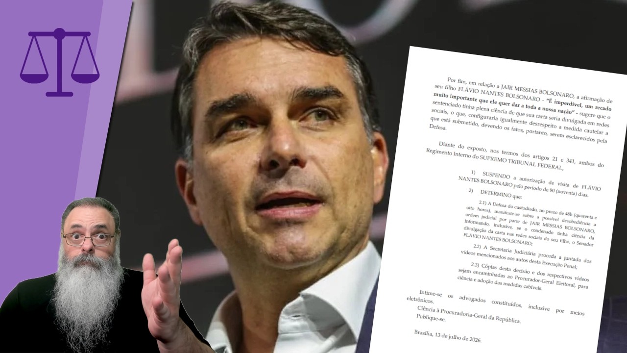MORAES ataca a DEMOCRACIA com o "CRIME de LEITURA de CARTA"