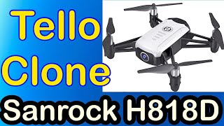 Sanrock H818D, Review & Instructions, Is it as Good as the Tello?#drone #sanrockH818D #DjiRyzeTello