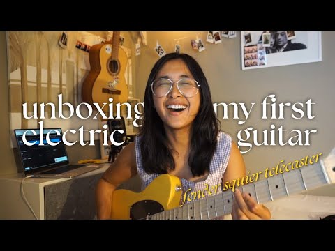 Unboxing My First Electric Guitar | Fender Squier Telecaster