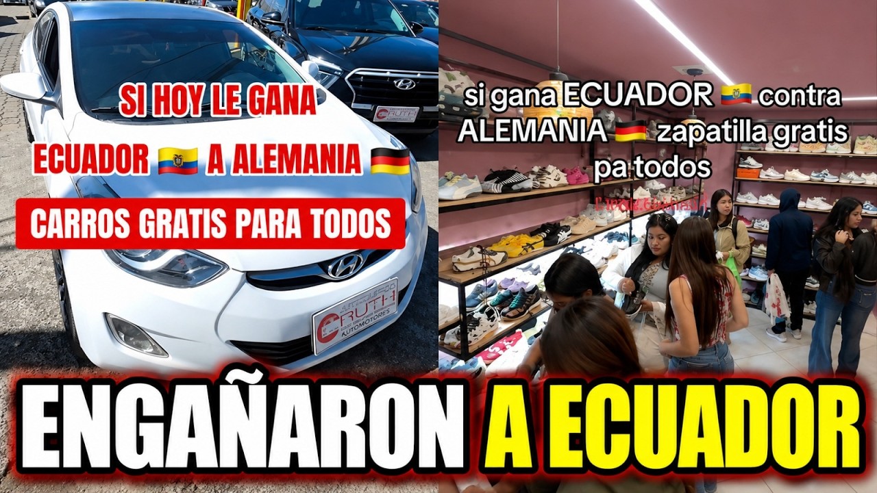 ASÍ ESTAFARON a ECUADOR con ALEMANIA y ahora quieren ESTAFARLO con MÉXICO