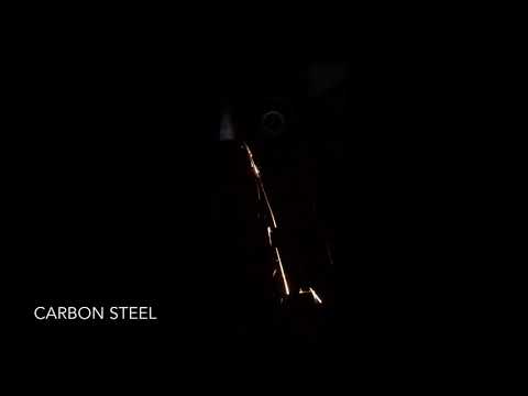 Carbon Steel vs Mild Steel Spark Test