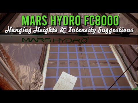 Mars Hydro FC-8000: Hanging Heights and Intensity Suggestions (Unboxing/Review)