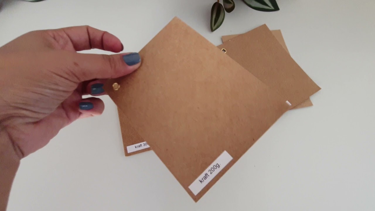 Watch Now Kraft - Material e Gramatura Kraft - Material e Gramatura