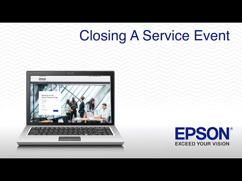 Closing a Service Event