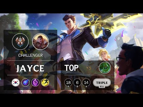 Jayce Top vs Zac - KR Challenger Patch 9.24