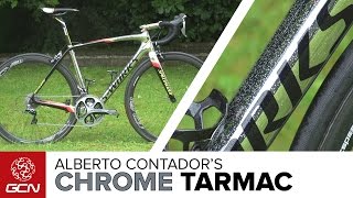 Alberto Contador's Custom Chrome Specialized Tarmac