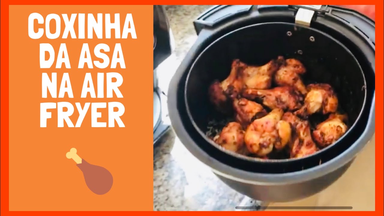 COXINHA DA ASA (FRANGO) NA AIR FRYER. (FRITADEIRA ELÉTRICA) @CozinhareTerapiaOFICIAL