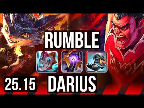 RUMBLE vs DARIUS (TOP) | KR Master | 25.15
