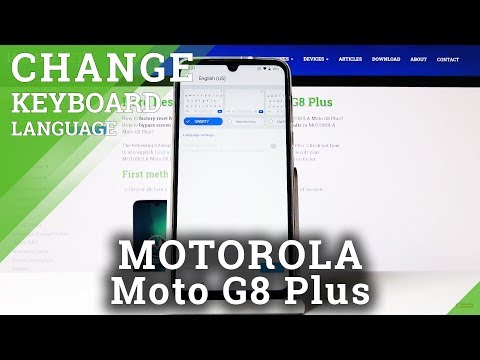 How to Switch Keyboard Language in MOTOROLA Moto G8 Plus – Language Settings