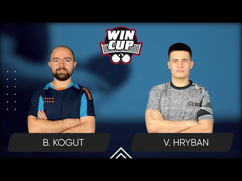 11:00 Bohdan Kohut - Vadym Hryban West 1 WIN CUP 01.05.2024 | TABLE TENNIS WINCUP
