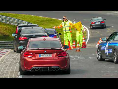 MOST DANGEROUS MOMENTS at the Nürburgring! ANGRY Drivers, BIZARRE Situations & STUPID Action!