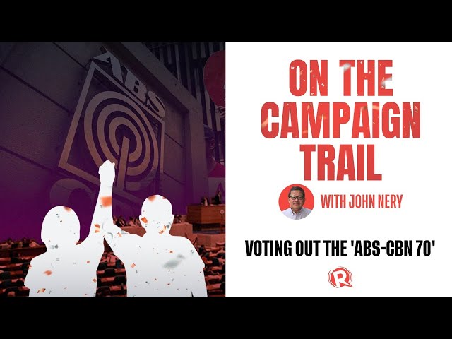 [WATCH] On The Campaign Trail with John Nery: Voting off the ‘ABS-CBN 70’