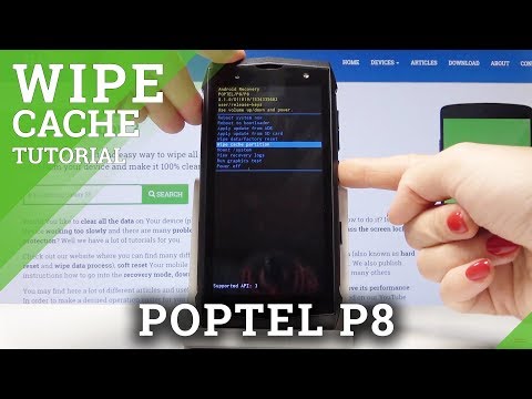 How to Erase Temporary Files in POPTEL P8 - Wipe Cache Partition