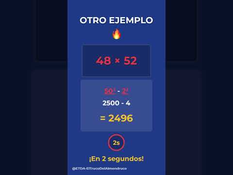 🤯 TRUCO HARVARD: Multiplica en 2 SEGUNDOS | Cálculo Mental  #ETDA-ElTrucoDelAlmendruco #Educación