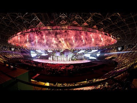 Highlights of the 18th Asian Games opening ceremony in Jakarta