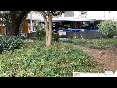 Circulação MLT Tsurumi 220 ienes Ônibus urbano 220 ienes até o final da linha 02360-10 20231028 Sábado 16:35 por iPad Kanji Nakano JP