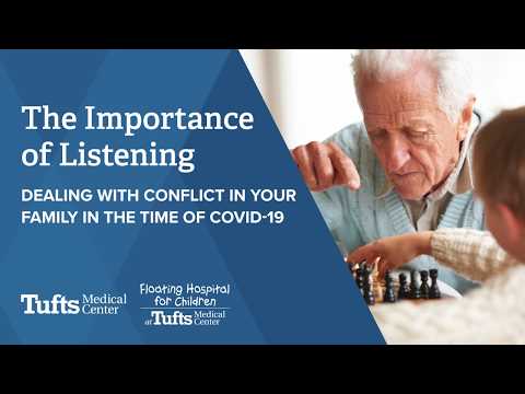 Dealing with Conflict in Your Family in the Time of COVID-19: The Importance of Listening