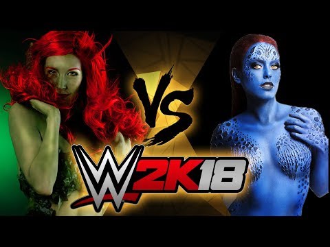 Poison Ivy vs Mystique in WWE 2K18