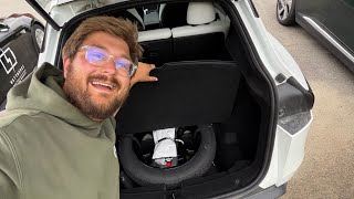 Spare tire kit in a Model Y