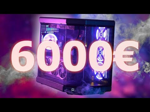 Un PC à 6000€ full Asus ROG dans un magnifique Hyte Y70