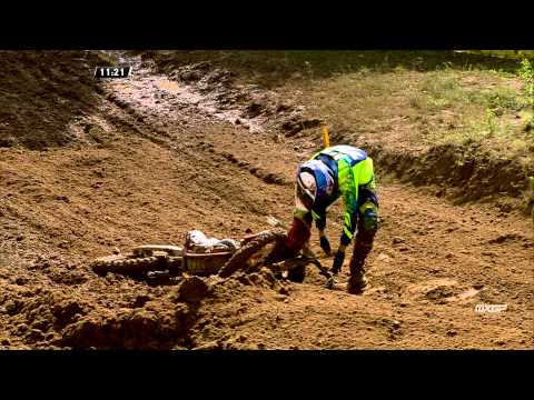 Artemly Nazarov crash MXGP of Latvia 2015 - motocross