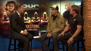 Actor Jim Caviezel and Tim Ballard of Operation Underground Railroad - 3 Questions with Bob Evans video