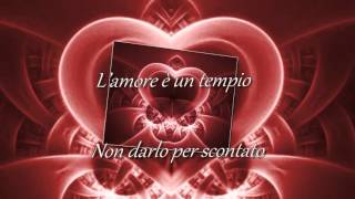 L'amore è un tempio Mario Biondi   ( testo italiano )