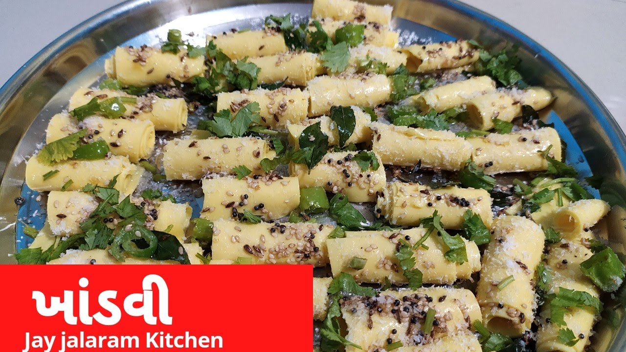 Gujarati Farsan Khandvi Gujarati Style Recipe | How to make Khandvi(Patudi) in Gujarati