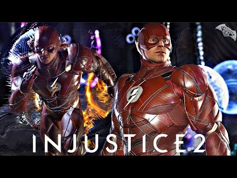 Injustice 2 - EPIC JUSTICE LEAGUE MOVIE FLASH GEAR GAMEPLAY!