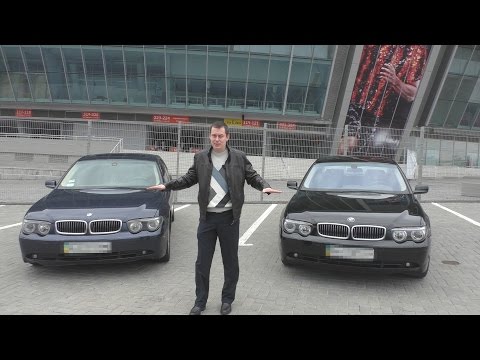 Две BMW 745i V8 (е65) обзор и тест драйв.(разгон 0-100)