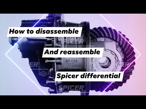 How to disassemble & reassemble a spicer/eaton DS404 differential
