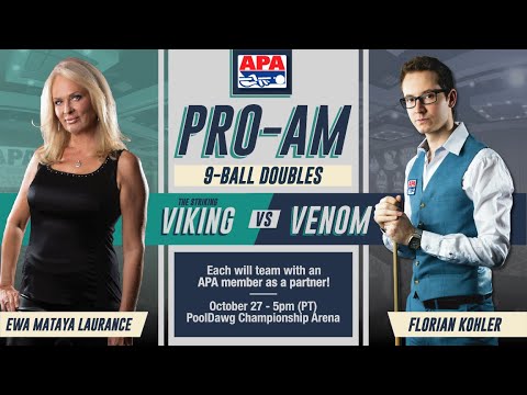 APA Pro-Am 9-Ball Doubles - The Striking Viking VS Venom