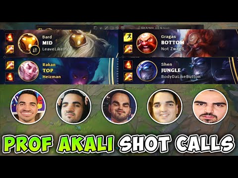 WE LET PROFESSOR AKALI SHOT CALL OUR WHOLE MATCH! (IT WAS CHAOS)