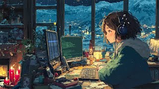 Late Night Coding 💻 Lofi Music for a Snowy Night ❄️ Cozy Beats to Relax To