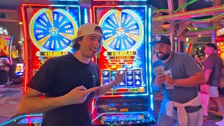 I Gifted Him $300 To Play His Favorite Slot Machine!