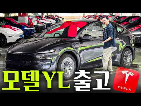 보조금 0원으로 출고 우파의 첫 테슬라 모델 YL 드디어 나왔습니다!