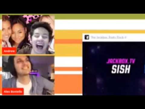 Andrew Feldman becoming progressively more chaotic while playing broadway jackbox