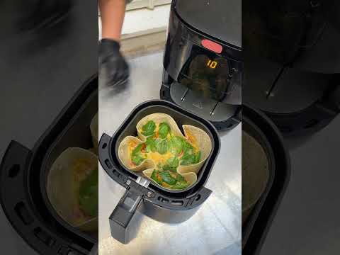 Airfryer Breakfast Omelet! Fluff, fold, and feast 🍳😋