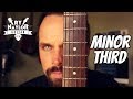 The minor third interval on guitar - guitar fretboard theory